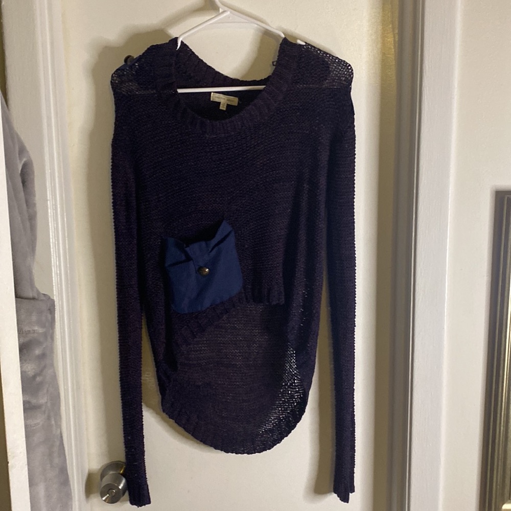 Navy blue sweater